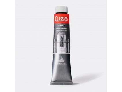 Olejová barva Maimeri Classico Oil 200 ml, odstín 228 cadmium red medium, kadmiové pigmenty