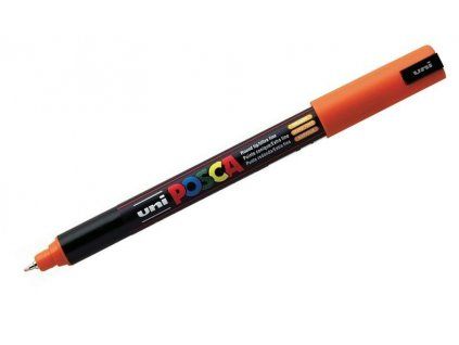 Uni Posca 1MR akrylový popisovač 0,7 mm trubičkový hrot, oranžová 04