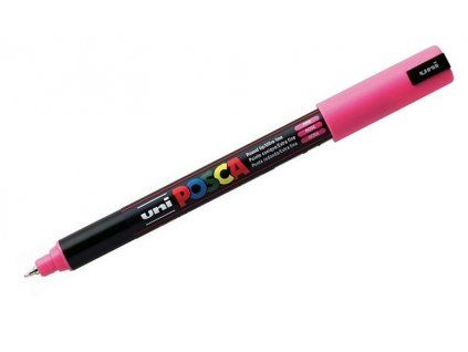 Uni Posca 1MR akrylový popisovač 0,7 mm trubičkový hrot, odstín růžová 13