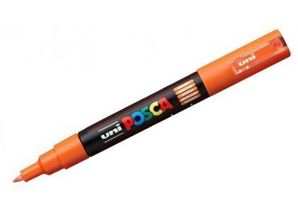 Akrylový popisovač Uni Posca 1M 0,7 mm oranžový, krycí pigmentová barva