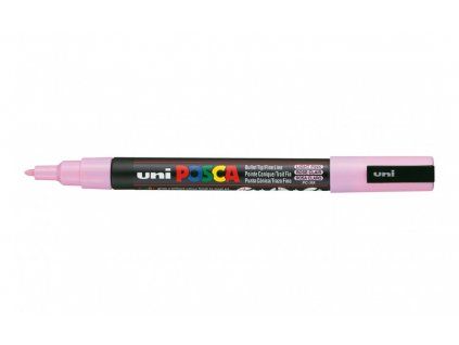 Uni Posca 3M akrylový popisovač světle růžová 51, šířka stopy 0,9-1,3 mm