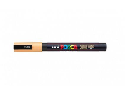 Uni Posca 3M akrylový popisovač 0,9-1,3 mm, odstín sytě žlutá, pigmentový inkoust