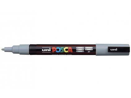 Uni Posca 3M akrylový popisovač 0,9 až 1,3 mm, šedý odstín 37