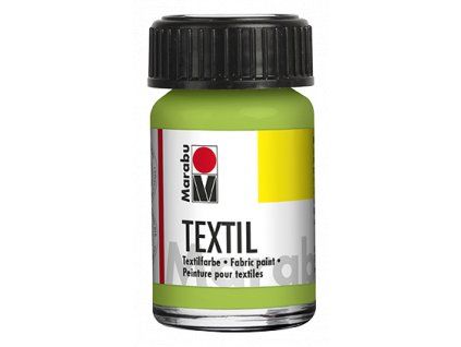 Marabu Textil 15 ml barva na textil, odstín 061 světle reseda zelená, vodní báze