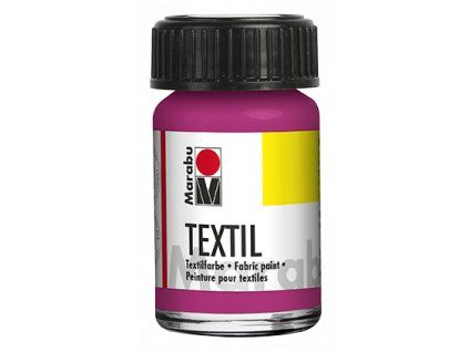 Marabu Textil 15 ml barva na textil, odstín 005 růžová malina, tuba 15 ml