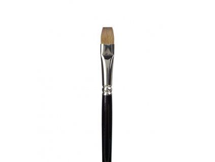 Plochý štětec Kolibri Red Sable serie 788, velikost 0, z chlupů červeného sobola