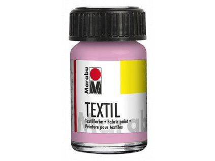 Marabu Textil 15 ml barva na textil, odstín světle růžová 236