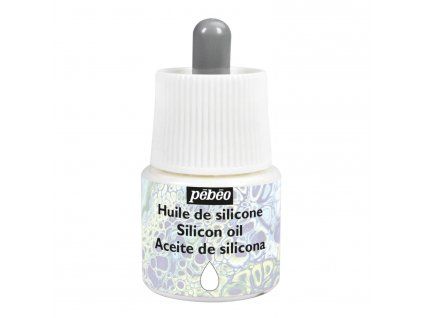 Silikonový olej Pébéo 45 ml, přísada pro pouring acryl v lahvičce s kapátkem