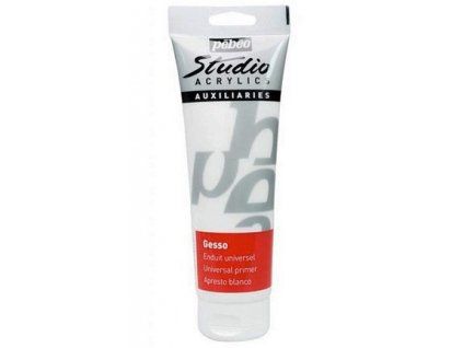 Pébéo Studio Gesso bílý akrylový šeps 250 ml, podkladový nátěr pro malování