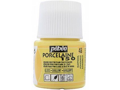 Pébéo Porcelaine 150 barva na porcelán a sklo 45 ml, odstín žlutá narcis 48