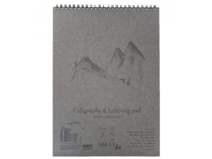 Blok SM.LT Calligraphy & Lettering A4 100g, 50 listů bezdřevého hladkého papíru