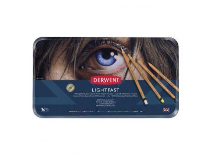 Derwent Lightfast sada 36 uměleckých olejových pastelek, 100% světlostálost až 100 let