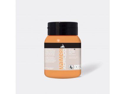Akrylová barva Maimeri Acrilico 500 ml, metalický odstín zlatá, řada 88 barev
