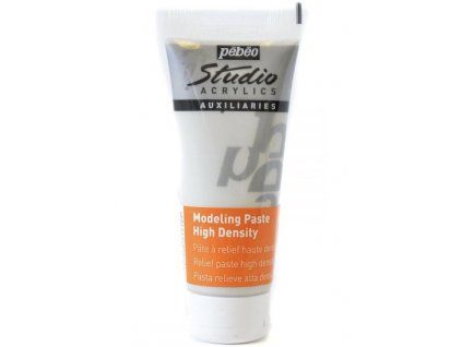 Pébéo Studio High Density modelovací pasta 100 ml, hustá matná bílá pasta pro reliéfy