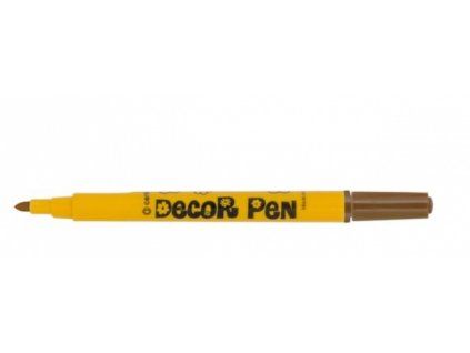 Centropen 2738 Decor Pen hnědý, pigmentový inkoust, válcový hrot 1,5 mm