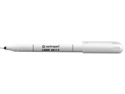 Centropen 2811 Liner černý, jemný plastový hrot 0,3 mm, délka stopy 1 500 m