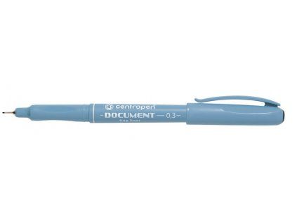Centropen 2631 Document Fine Liner 0,3 mm, dokumentní popisovač s černým inkoustem