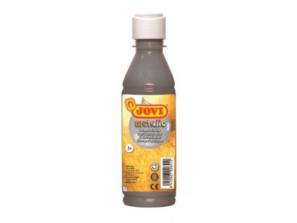 Temperová barva Jovi Premium 250 ml, metalická stříbrná, vhodná pro děti od 3 let