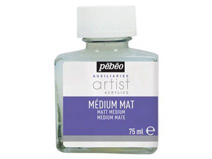 Pébéo matné polyuretanové médium 75 ml pro akrylové barvy, transparentní a nežloutnoucí