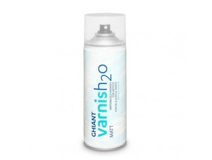 Ghiant H2O závěrečný matný lak ve spreji 400 ml, ochrana akrylových i olejových barev