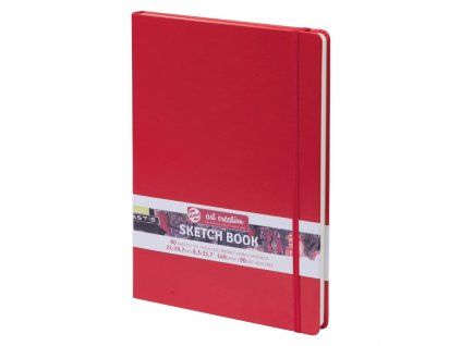 Talens Art Creation Sketch Book, skicák A4 v červené tvrdé vazbě, 80 listů 140 g/m2