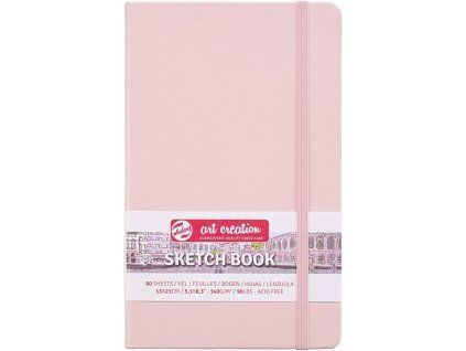 Talens Art Creation Sketch Book, skicák 21x30 cm, růžová tvrdá vazba, 80 listů 140 g