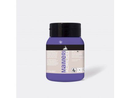 Akrylová barva Maimeri Acrilico 500 ml, odstín Violet Ultramarine, fialová