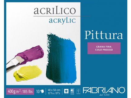 Fabriano Pittura Acrilico arch 50x70 cm, 400 g, papír pro akryl a olej