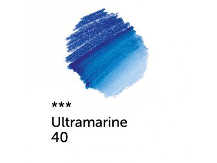 Akvarelová pastelka White Nights Nevskaya Palitra, odstín 40 ultramarine, modrá