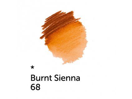 Akvarelová pastelka White Nights Nevskaya Palitra, odstín 68 burnt sienna, průměr 7 mm
