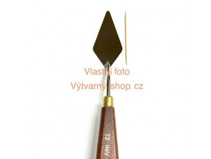 Malířská špachtle Jumanika 72, tvar kosočtverce 32x67 mm, pro reliéfní malbu