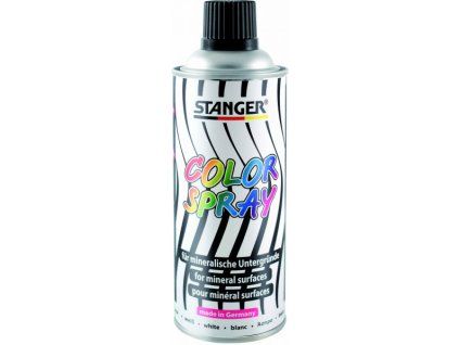 Stanger Color Spray 400 ml, matná akrylová barva ve spreji, odstín bílá