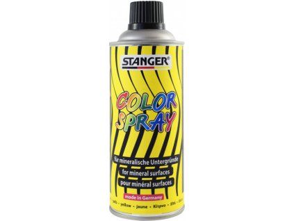 Stanger Color Spray akrylová barva ve spreji 400 ml, odstín žlutá, matná krycí