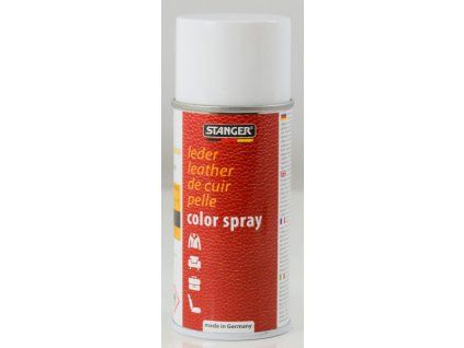 Stanger barva na kůži ve spreji 150 ml, červená, vhodná na kůži, vinyl a PVC