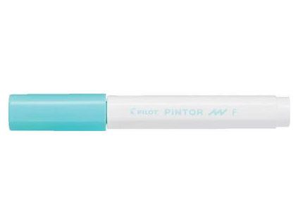 Akrylový popisovač Pilot Pintor F 1 mm, pastelově zelená barva, pigmentový inkoust