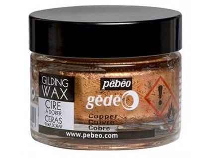 Pébéo Gédéo Zkrášlovací vosk 30 ml, metalický odstín měděná pro zlacení povrchů