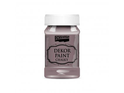 Pentart Dekor Paint Chalky 100 ml křídová barva, odstín fialová country