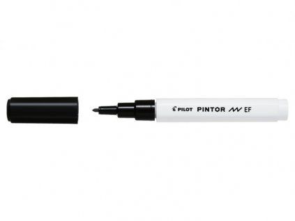 Pilot PINTOR EF akrylový popisovač 0,7 mm, černá barva, pigmentový inkoust