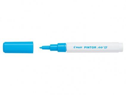 Pilot PINTOR EF akrylový popisovač 0,7 mm, odstín světle modrá, pigmentový inkoust