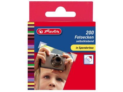 Fotorůžky Herlitz 400 ks, rohové držáky pro uchycení fotografií do alba