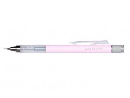Mikrotužka Tombow Mono Graph 0,5 mm s třepacím mechanismem, pastelově růžová
