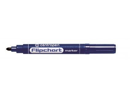 Centropen Popisovač Flipchart 8550 kulatý hrot 2,5 mm, modrý inkoust, jednotlivě