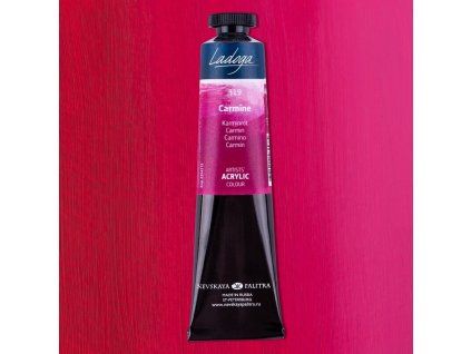 Nevskaya Palitra Ladoga akrylová barva 46 ml, odstín červená karmín 319