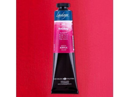 Nevskaya Palitra Ladoga 46 ml, akrylová barva červená tmavá 348
