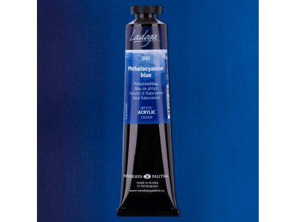 Nevskaya Palitra Ladoga akrylová barva 46 ml, odstín modrá phtalo 500