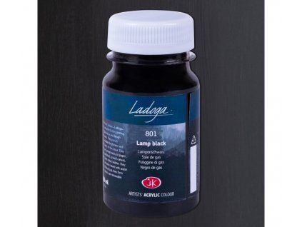 Nevskaya Palitra Ladoga akrylová barva 100 ml, odstín černá lamp, tuba