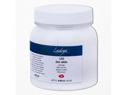 Nevskaya Palitra Ladoga akrylová barva 220 ml, odstín běloba zinková 100