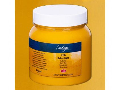 Nevskaya Palitra Ladoga akrylová barva 220 ml, odstín okr světlý 206