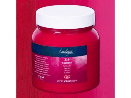 Nevskaya Palitra Ladoga akrylová barva 220 ml, odstín červená karmín 319