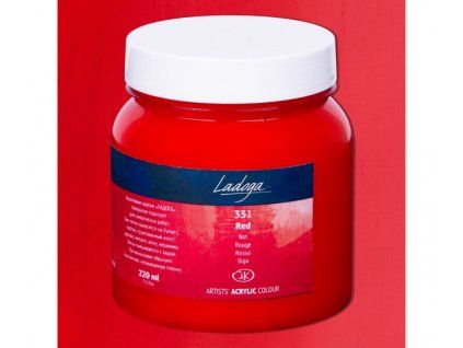 Nevskaya Palitra Ladoga akrylová barva 220 ml, odstín červená 331